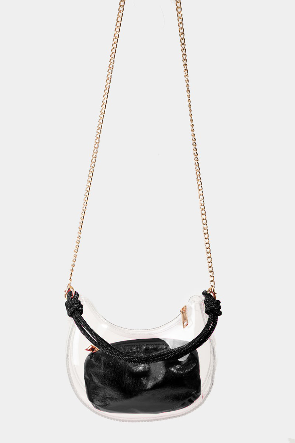 Fame Clear See Through Baguette Bag - FunkyPeacockStore (Store description)