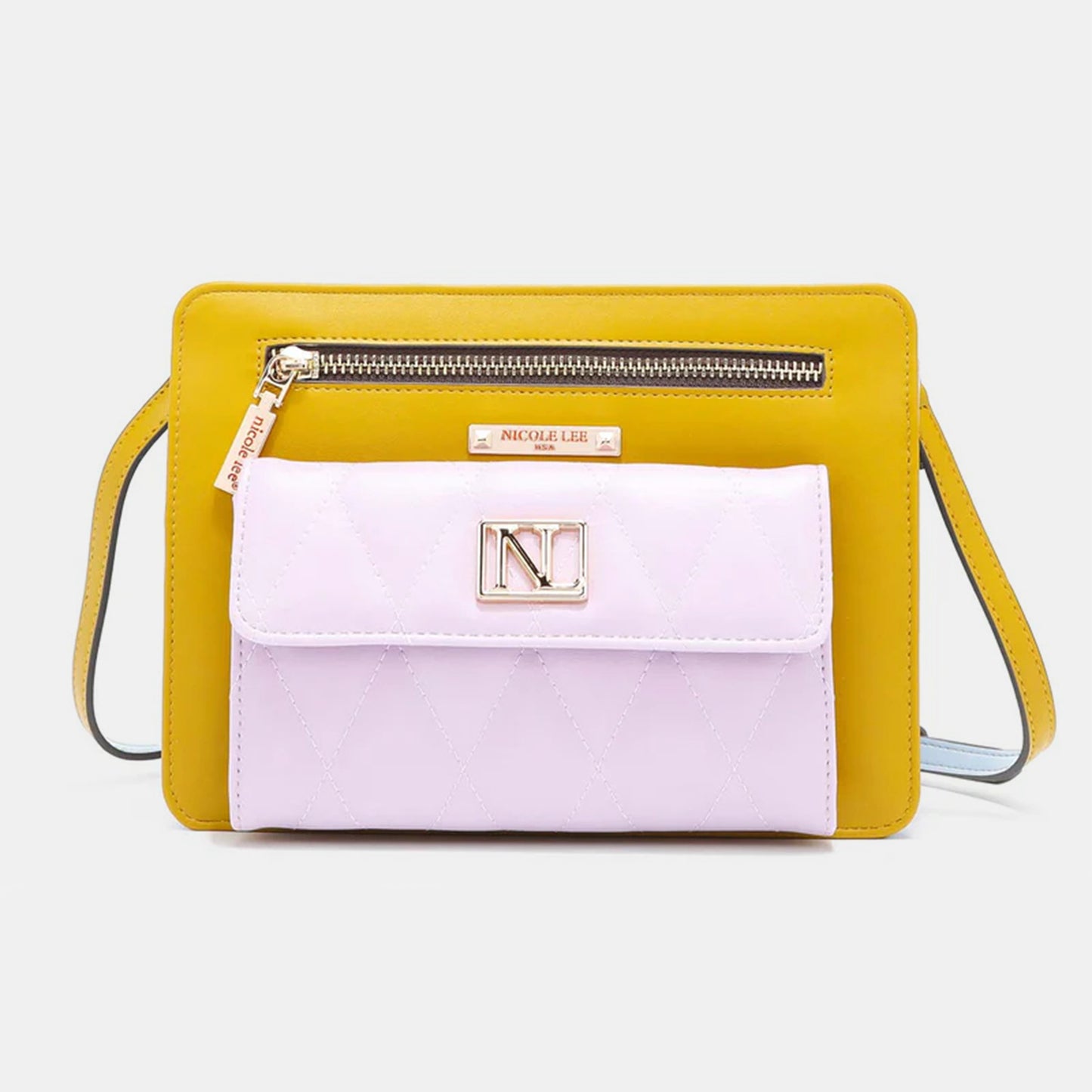 Nicole Lee USA Color Block Crossbody Bag - FunkyPeacockStore (Store description)