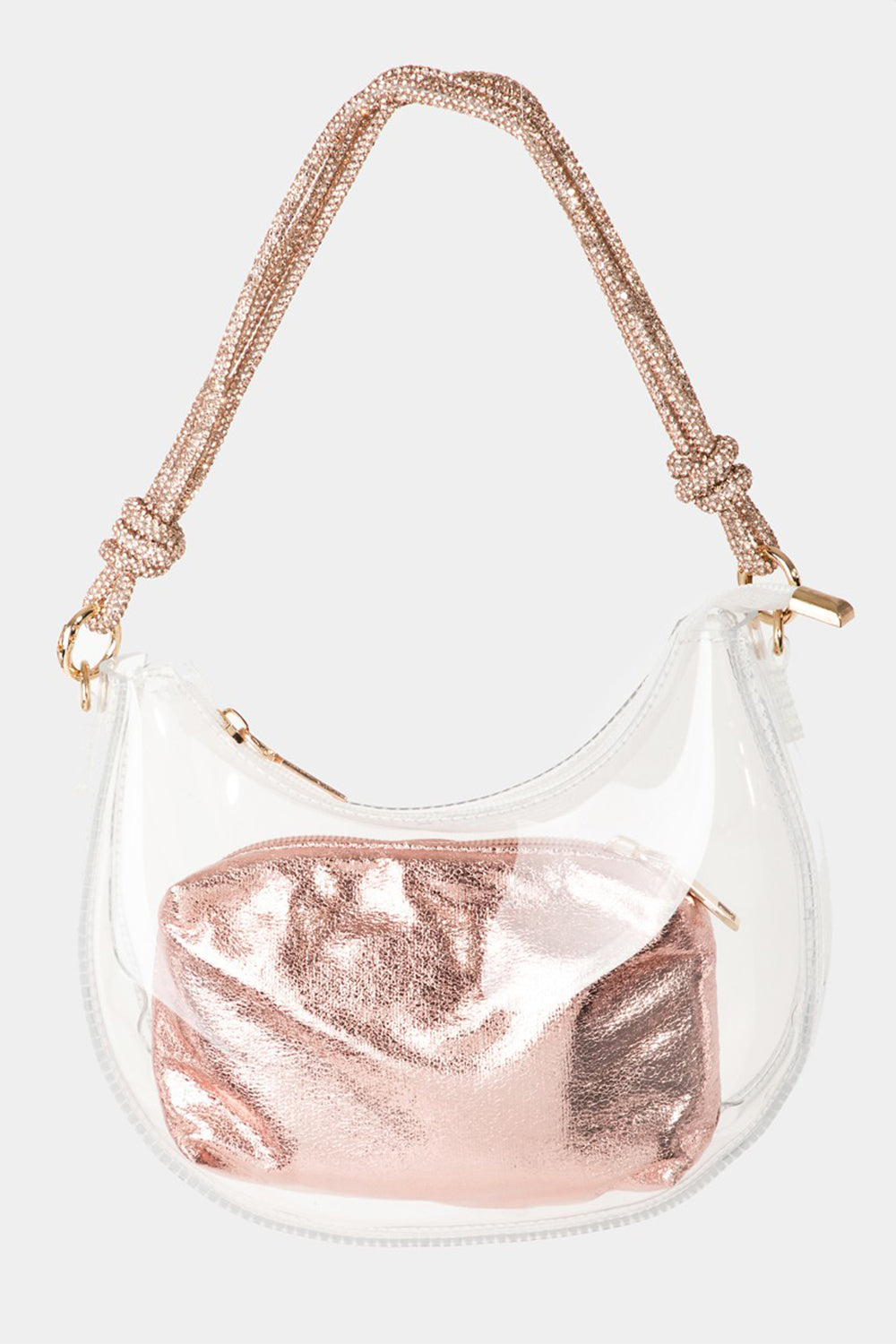 Fame Clear See Through Baguette Bag - FunkyPeacockStore (Store description)