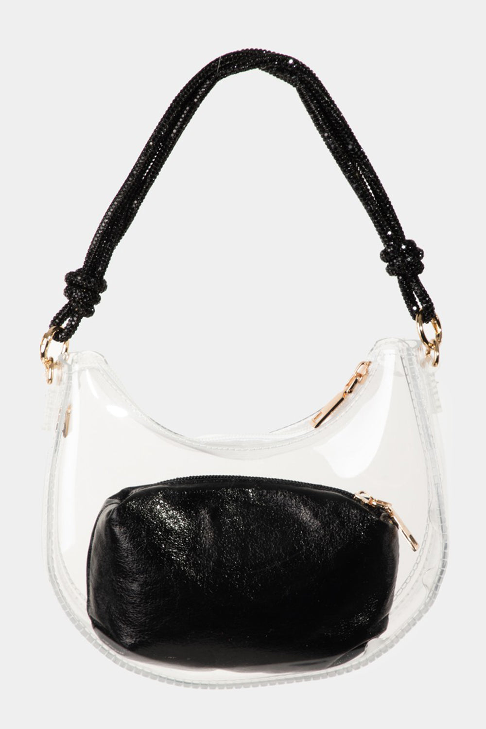 Fame Clear See Through Baguette Bag - FunkyPeacockStore (Store description)