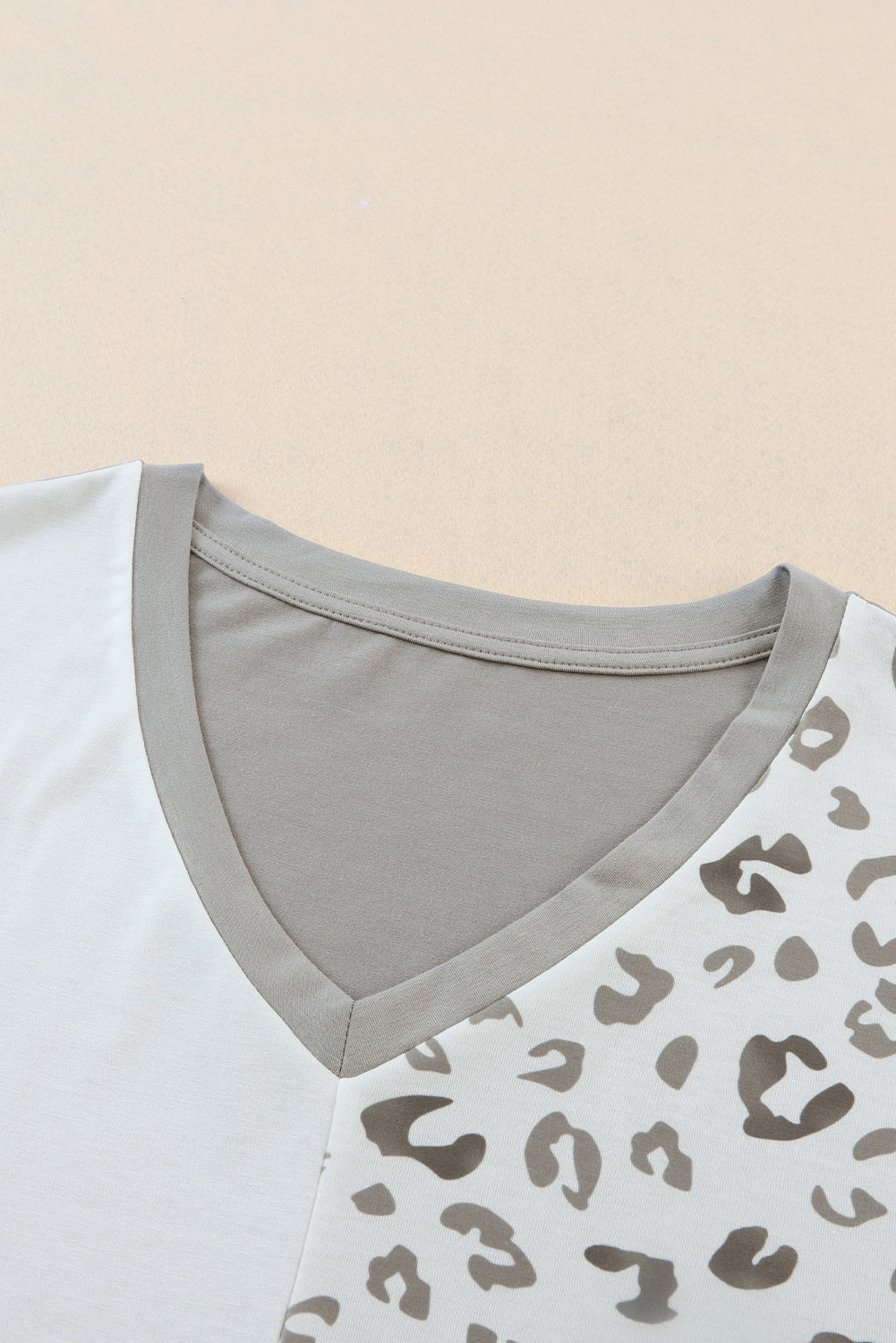 Leopard V-Neck T-Shirt - FunkyPeacockStore (Store description)