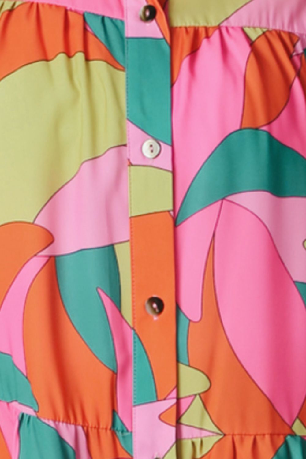 Multicolored Sleeveless Longline Shirt - FunkyPeacockStore (Store description)
