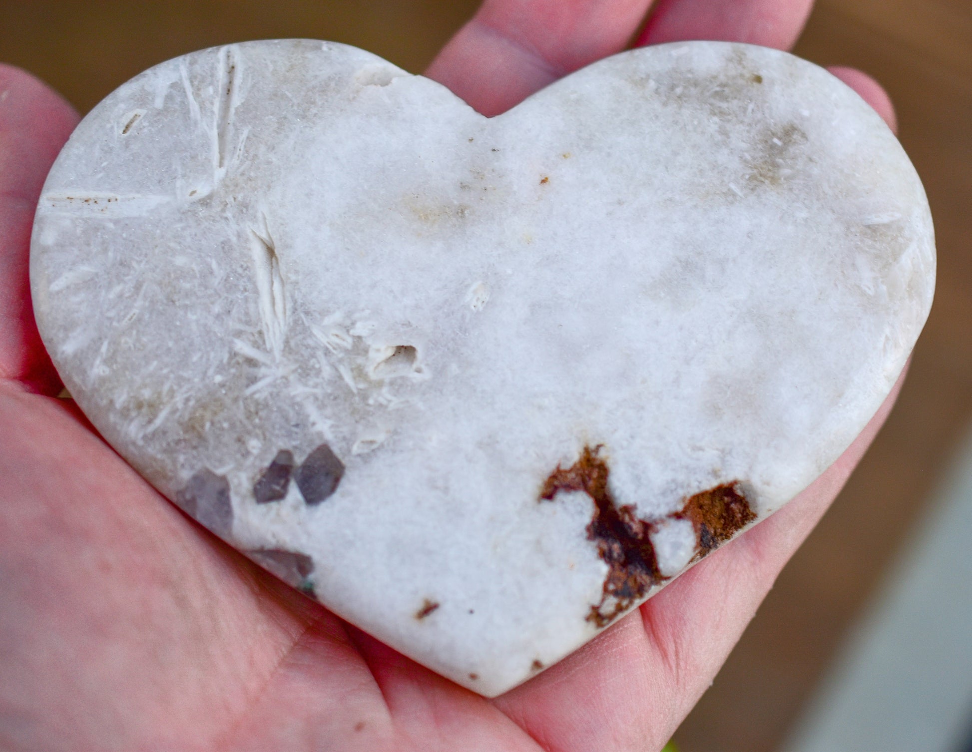 Pink Amethyst Hearts - FunkyPeacockStore (Store description)