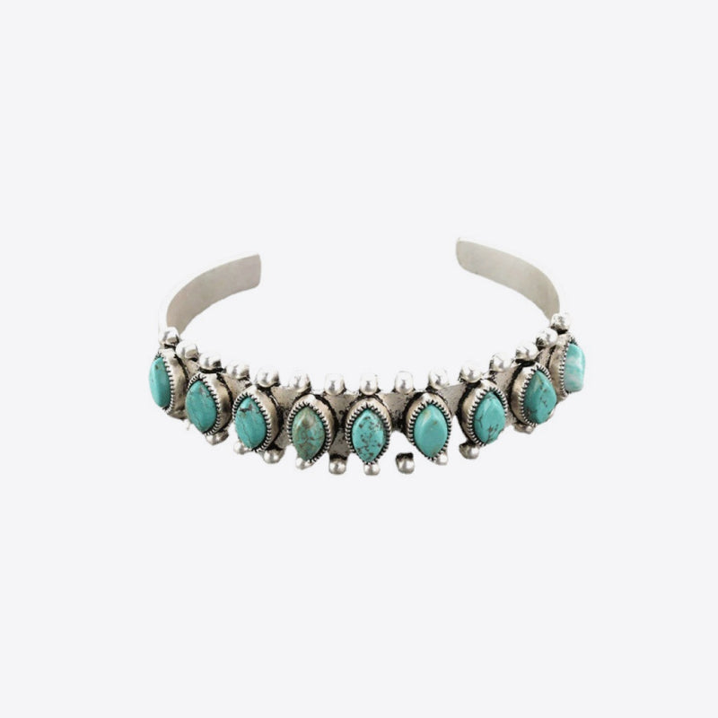 Turquoise Open Bracelet - FunkyPeacockStore (Store description)