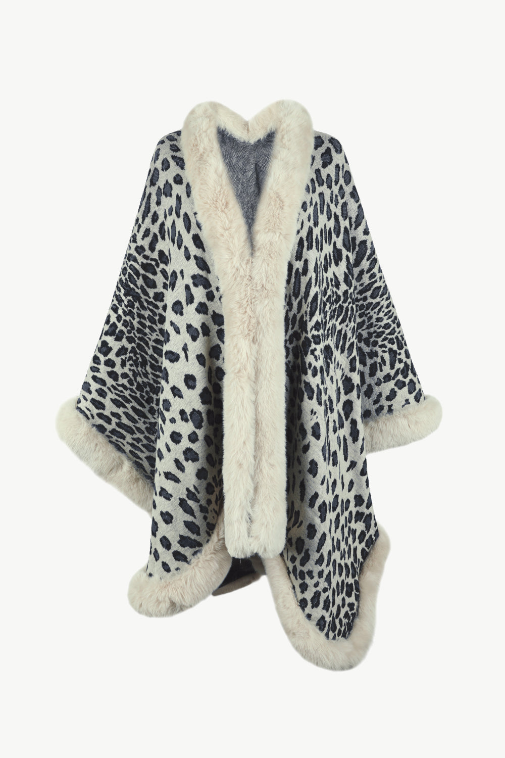 Leopard Open Front Poncho - FunkyPeacockStore (Store description)