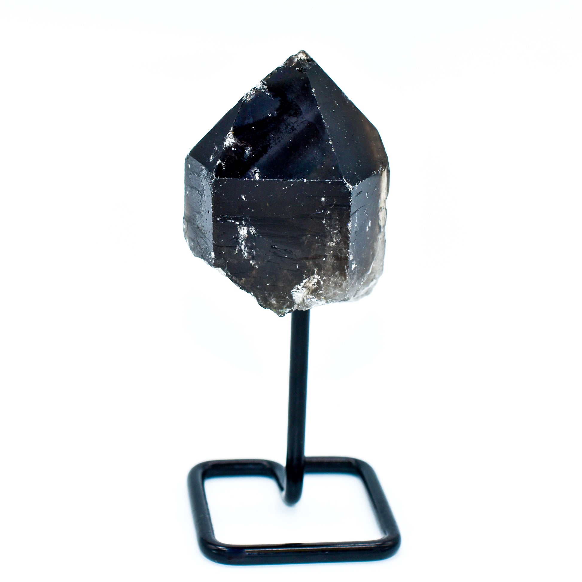 Smokey Quartz Points on Metal Base Small Display Piece - FunkyPeacockStore (Store description)