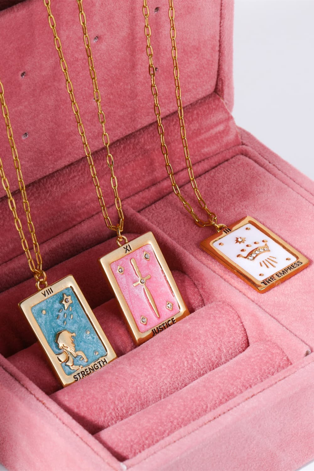 Tarot Card Pendant Copper Necklace - FunkyPeacockStore (Store description)