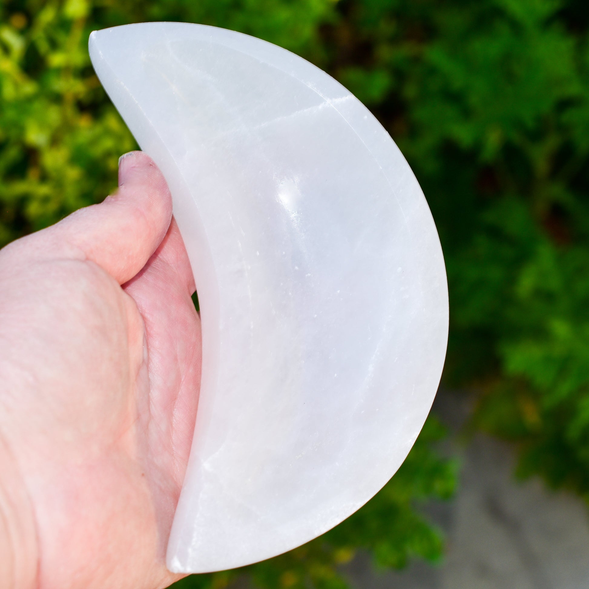 Selenite Moon Bowls - FunkyPeacockStore (Store description)