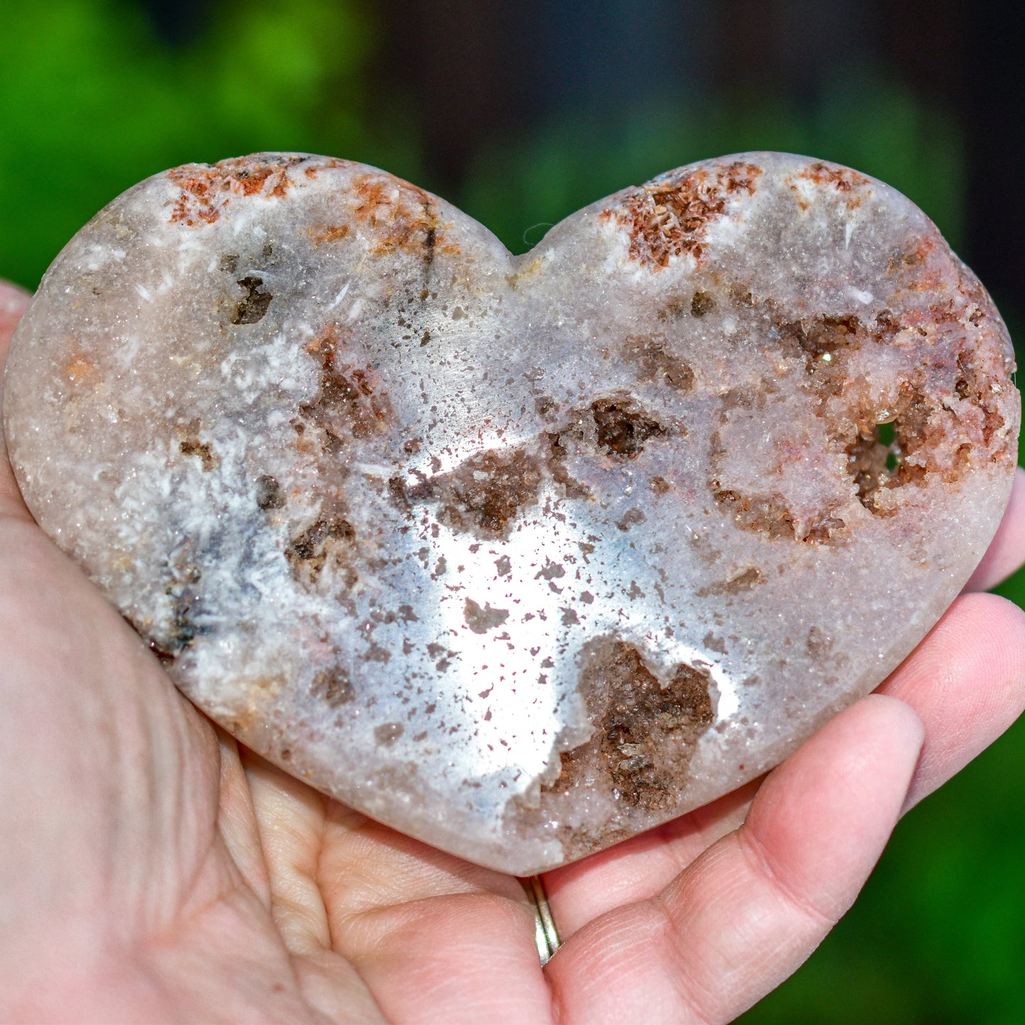 Pink Amethyst Hearts - FunkyPeacockStore (Store description)