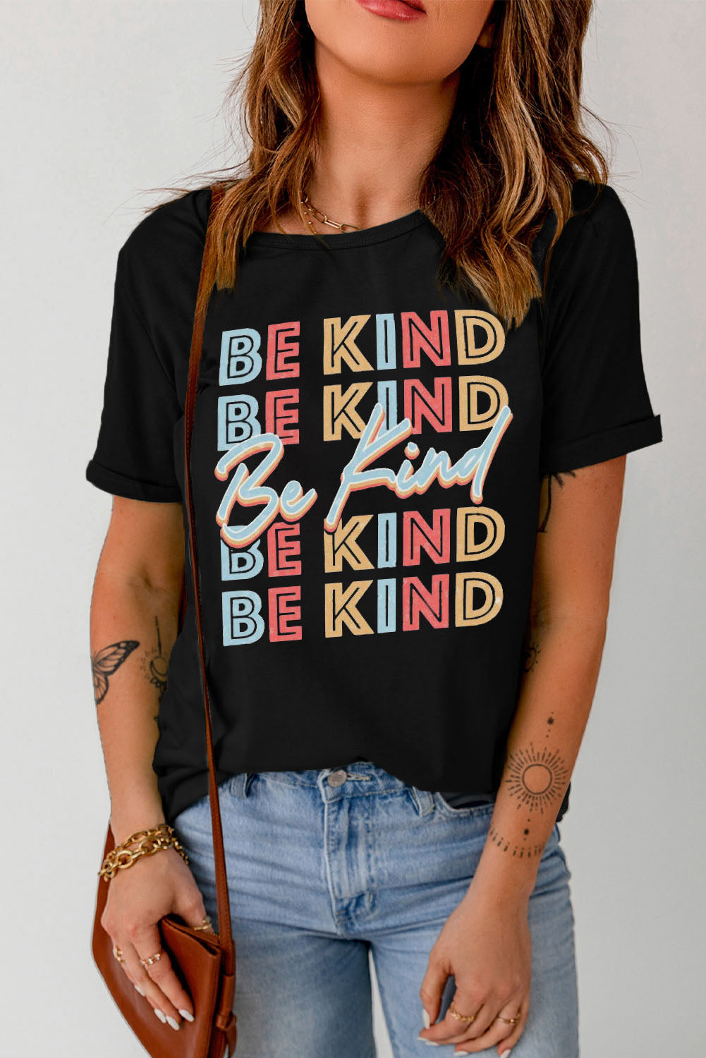 BE KIND Graphic Short Sleeve Tee - FunkyPeacockStore (Store description)