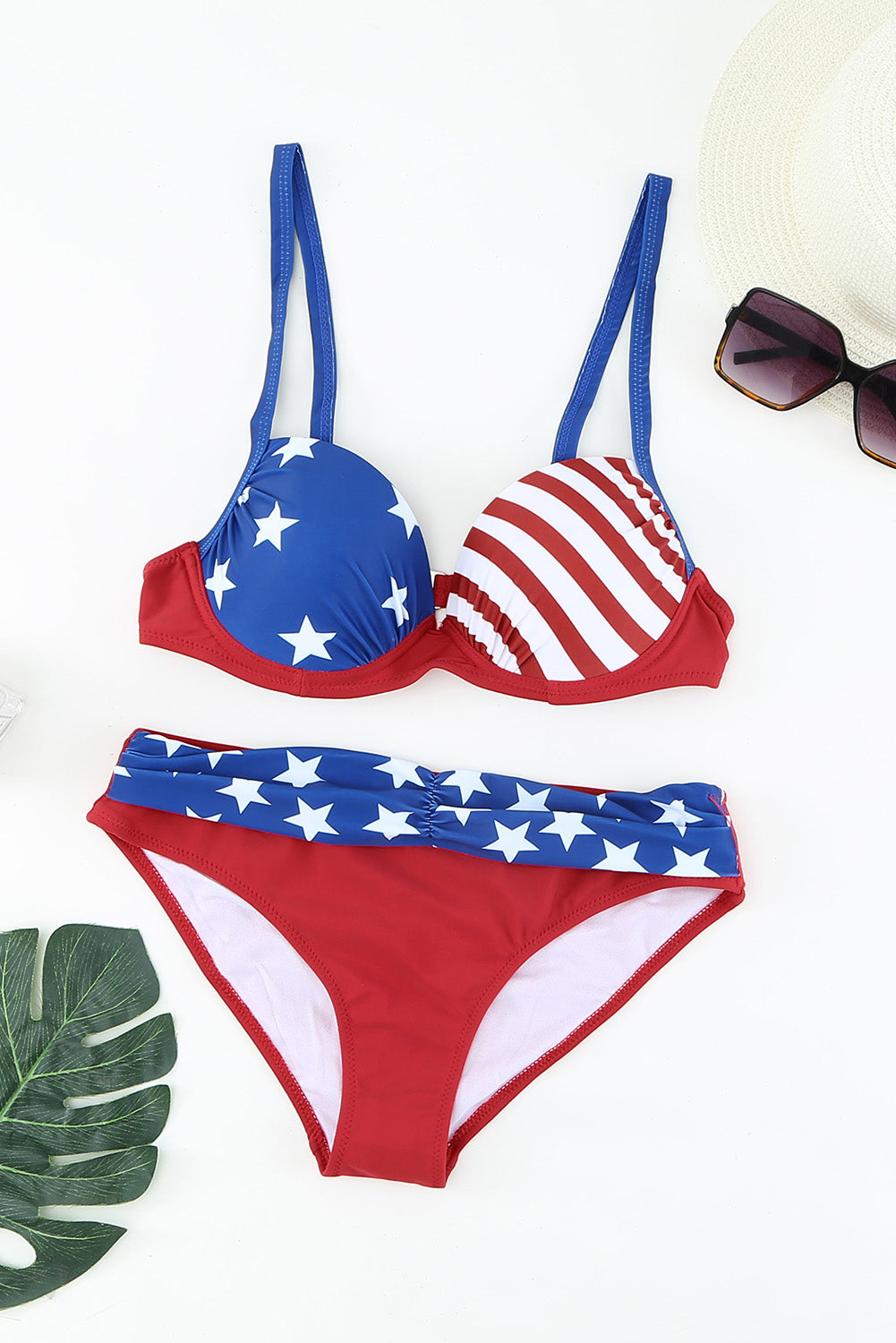 Ruched Bikini Set - FunkyPeacockStore (Store description)