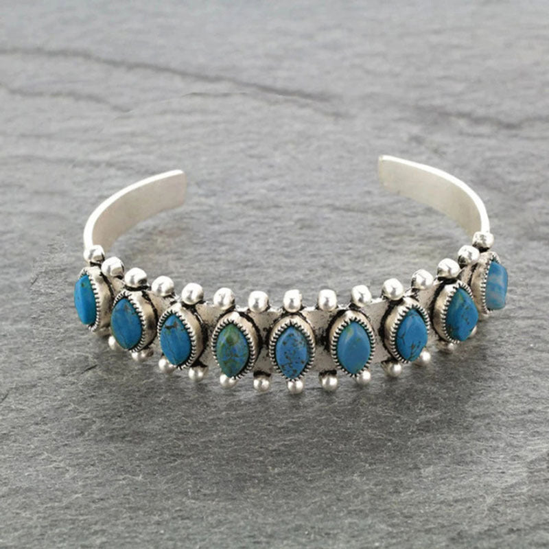 Turquoise Open Bracelet - FunkyPeacockStore (Store description)