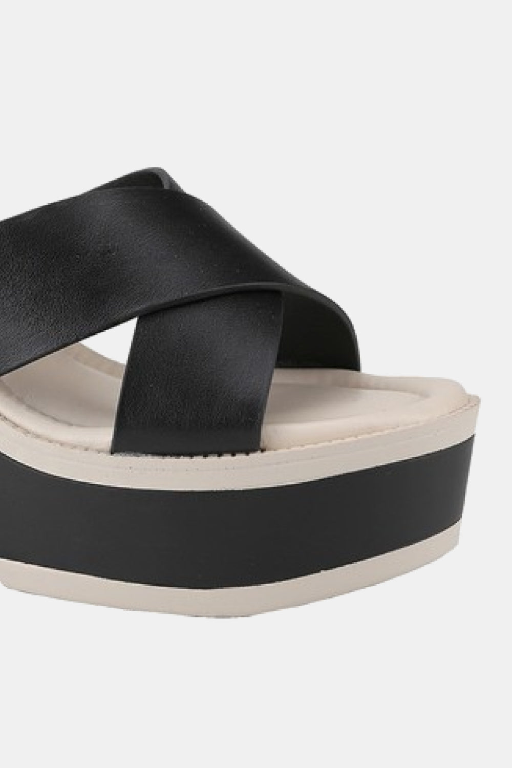 Weeboo Cherish The Moments Contrast Platform Sandals in Black - FunkyPeacockStore (Store description)