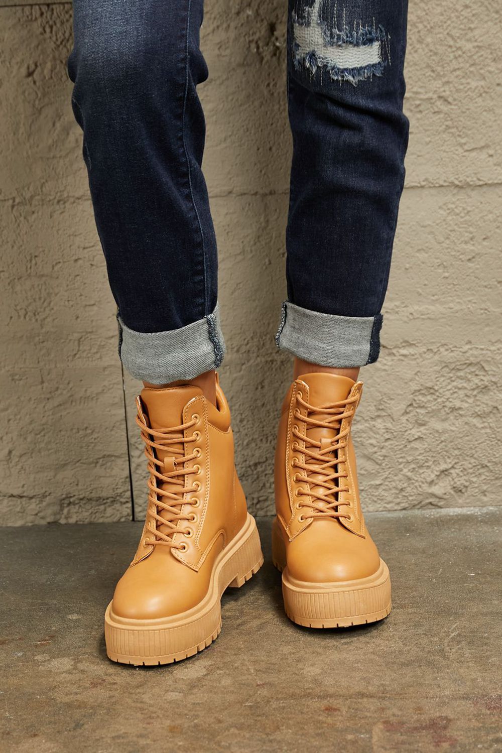 East Lion Corp Platform Combat Boots - FunkyPeacockStore (Store description)