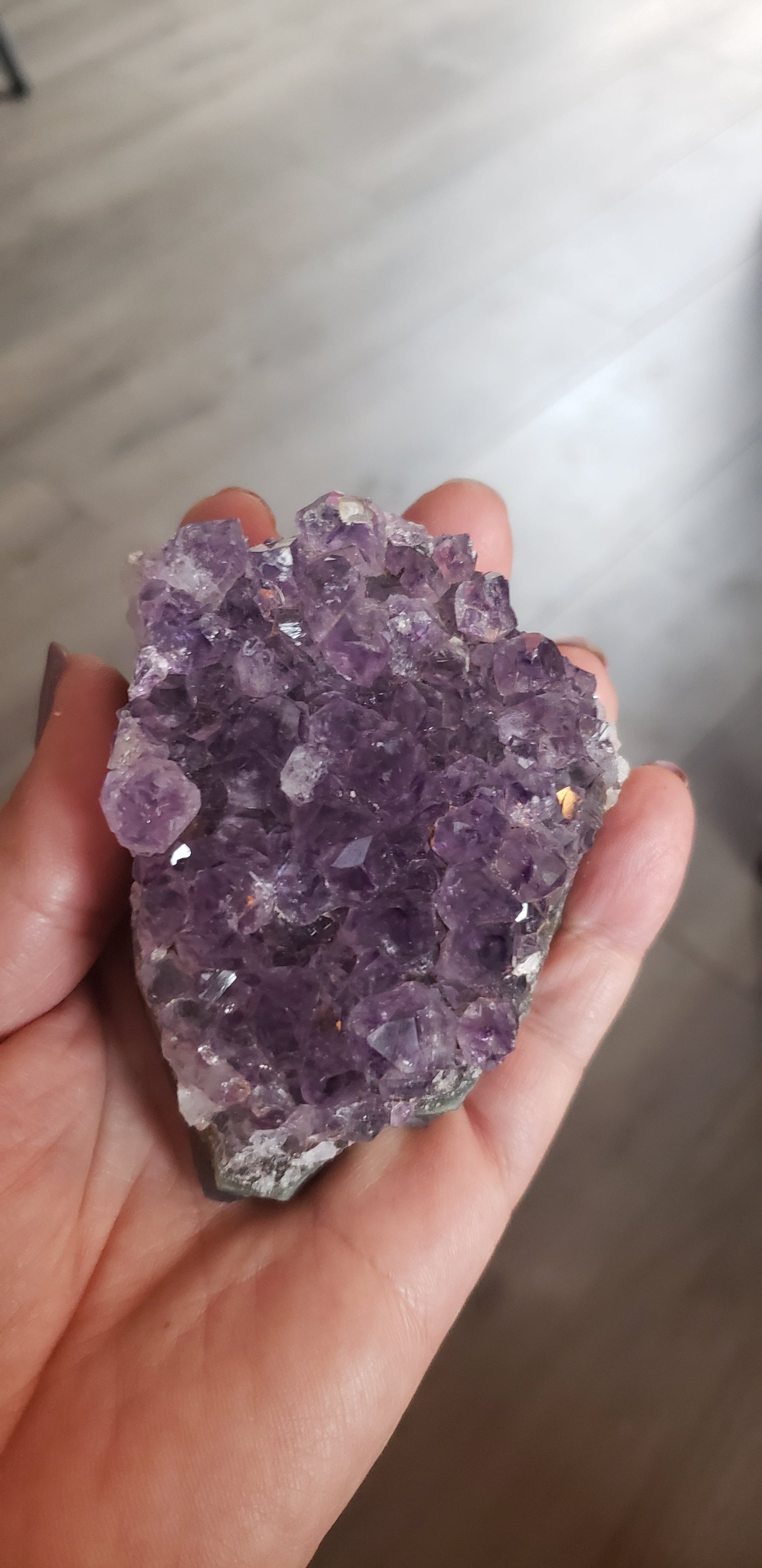 Grade a Amethyst Druzy Crystals - FunkyPeacockStore (Store description)