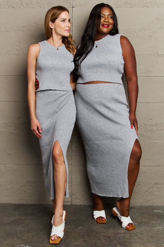 Sew In Love She's All That Fitted Two-Piece Skirt Set - FunkyPeacockStore (Store description)