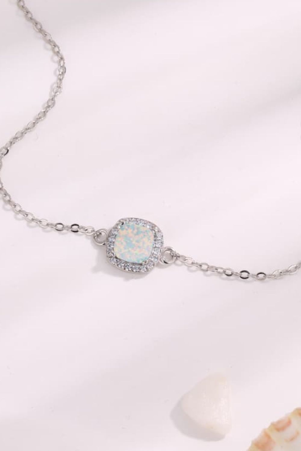 Opal Platinum-Plated Bracelet - FunkyPeacockStore (Store description)