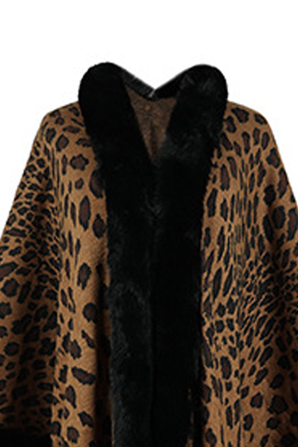 Leopard Open Front Poncho - FunkyPeacockStore (Store description)