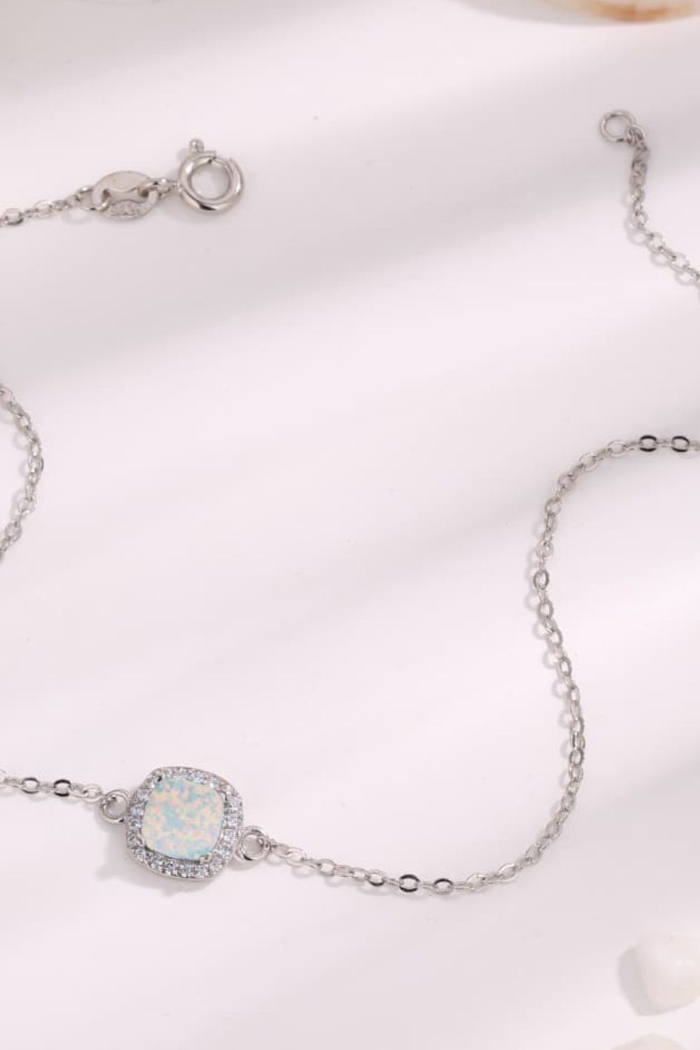 Opal Platinum-Plated Bracelet - FunkyPeacockStore (Store description)