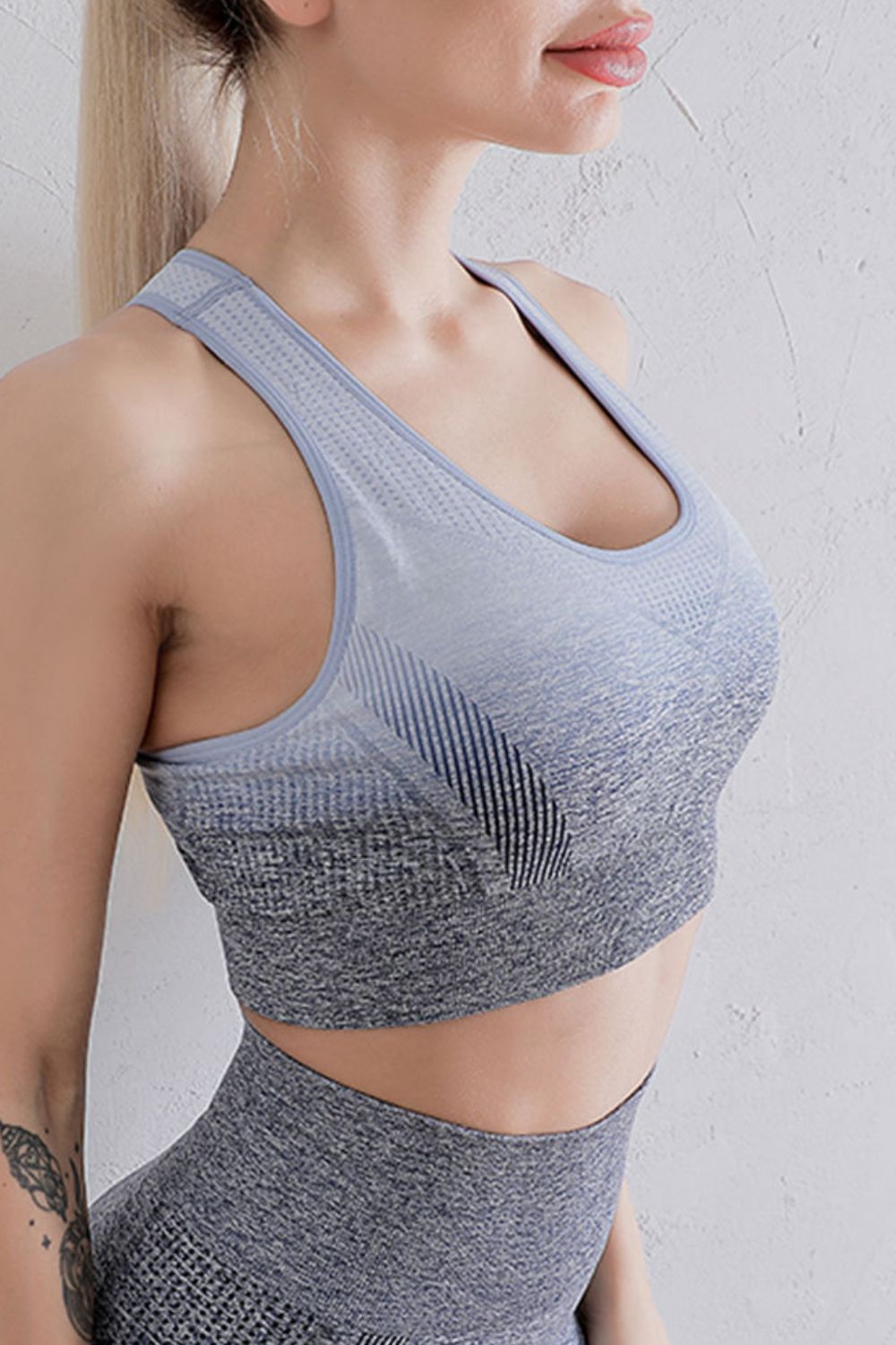 Gradient Racerback Sports Bra - FunkyPeacockStore (Store description)