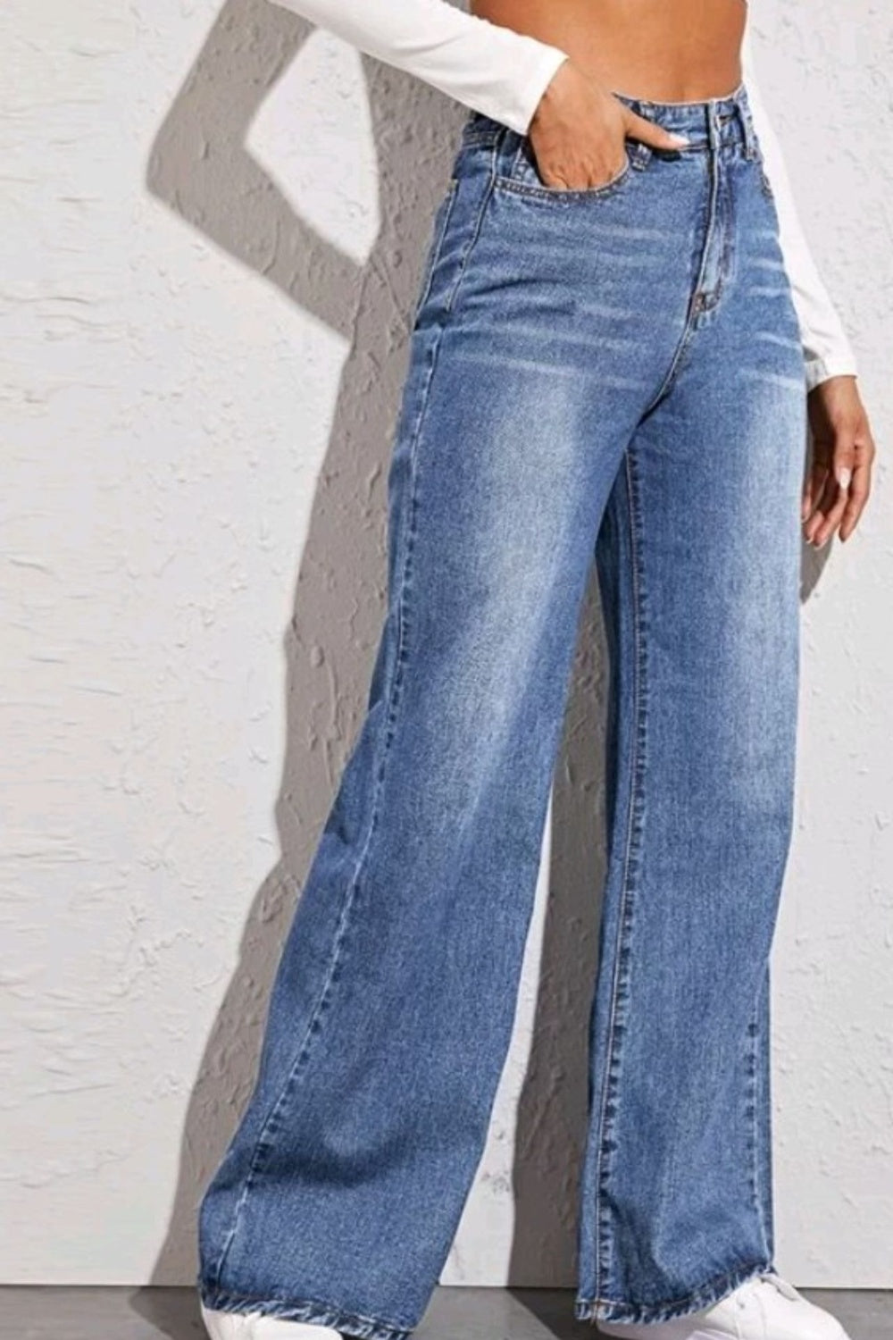 High Waist Wide Leg Jeans - FunkyPeacockStore (Store description)