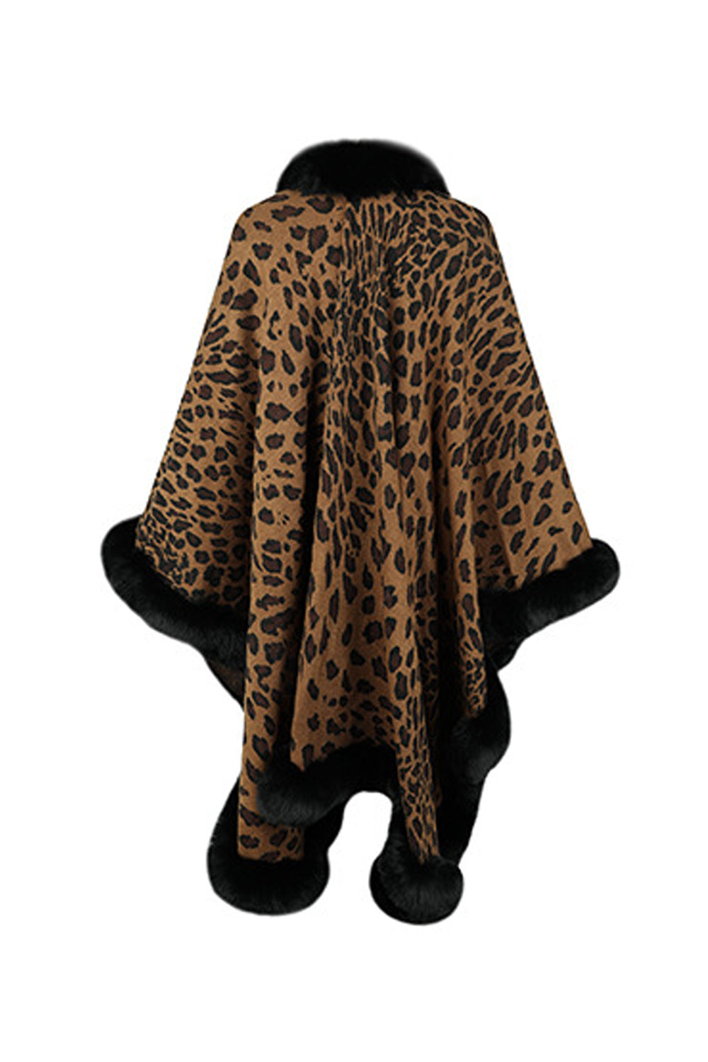 Leopard Open Front Poncho - FunkyPeacockStore (Store description)