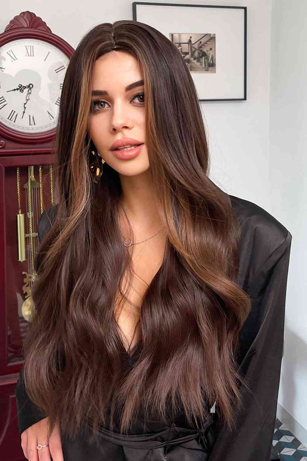 Brunette Babe 26" Wig - FunkyPeacockStore (Store description)