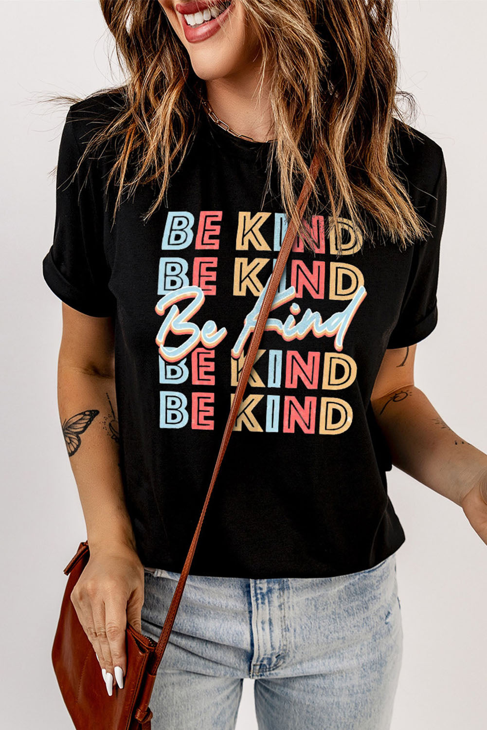 BE KIND Graphic Short Sleeve Tee - FunkyPeacockStore (Store description)