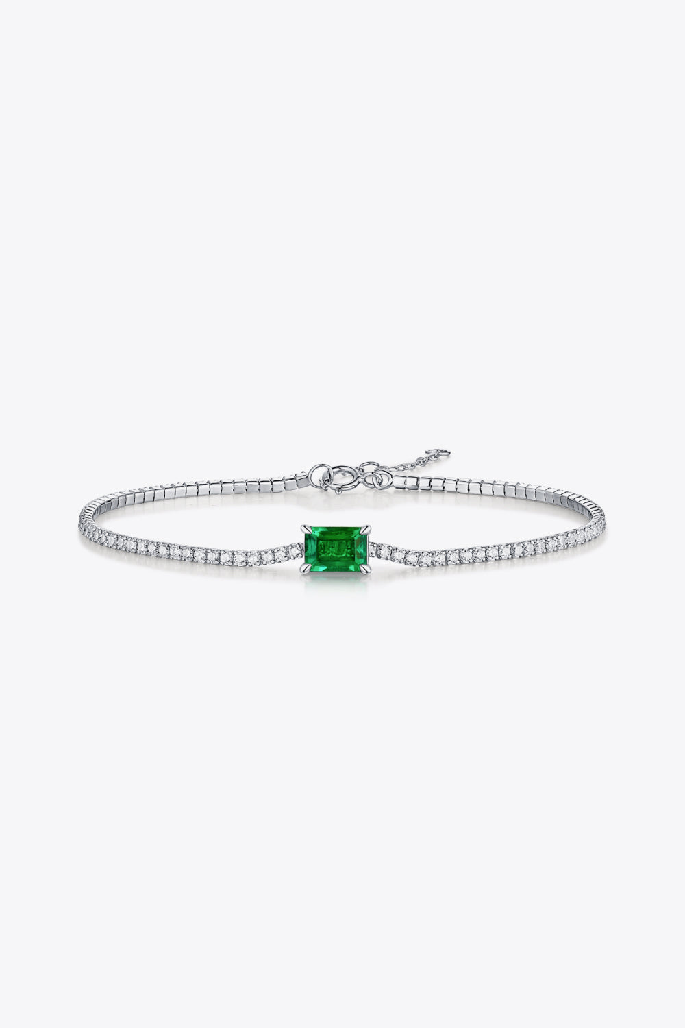 1 Carat Lab-Grown Emerald Bracelet - FunkyPeacockStore (Store description)