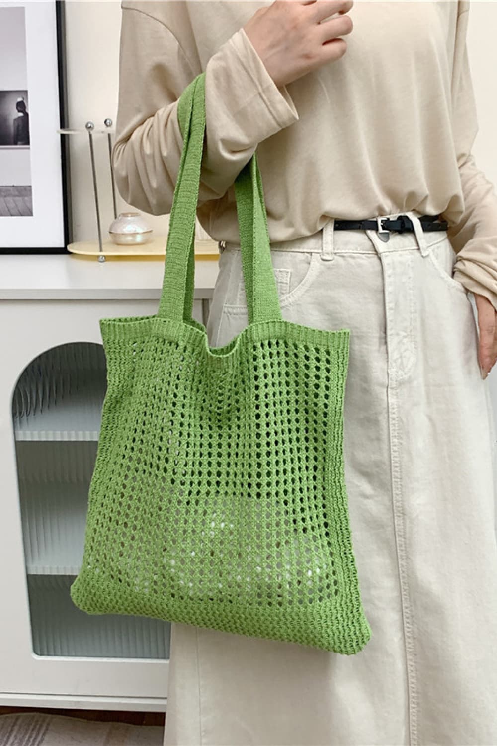 Openwork Tote Bag - FunkyPeacockStore (Store description)