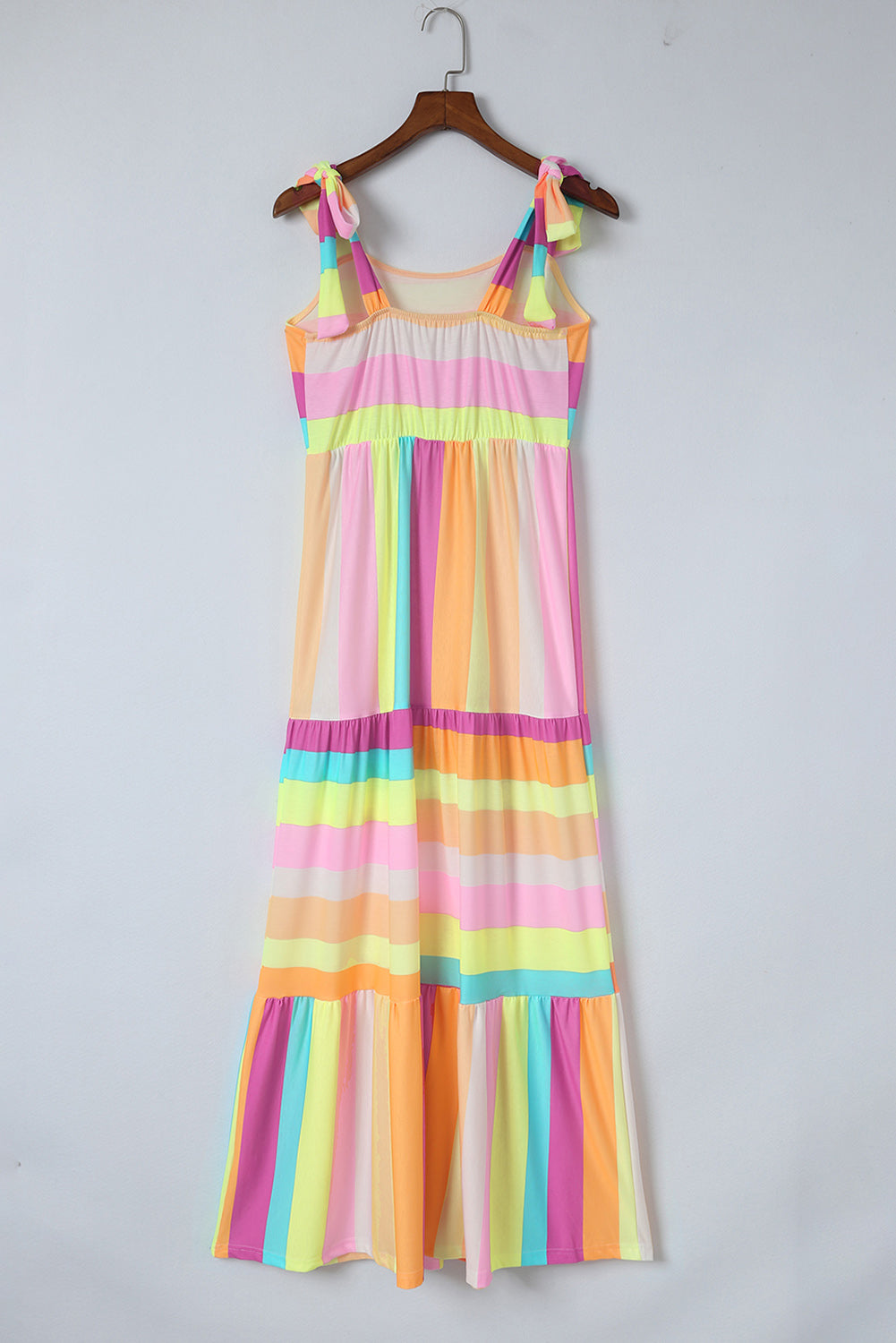 Striped Sleeveless Maxi Dress - FunkyPeacockStore (Store description)