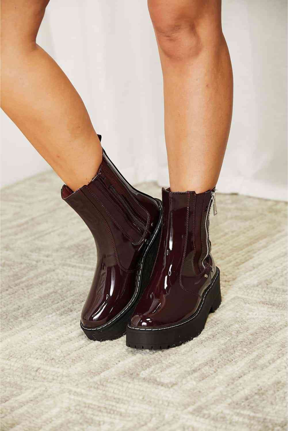 Forever Link Side Zip Platform Boots - FunkyPeacockStore (Store description)