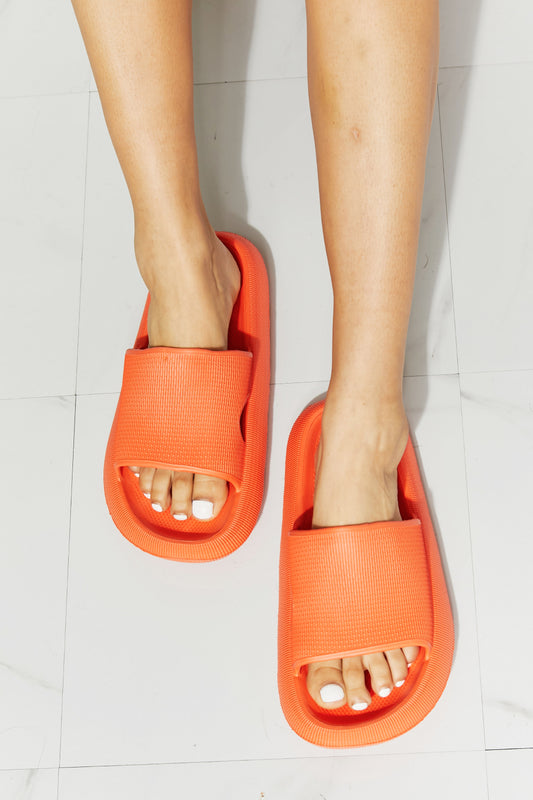 MMShoes Arms Around Me Open Toe Slide in Orange - FunkyPeacockStore (Store description)