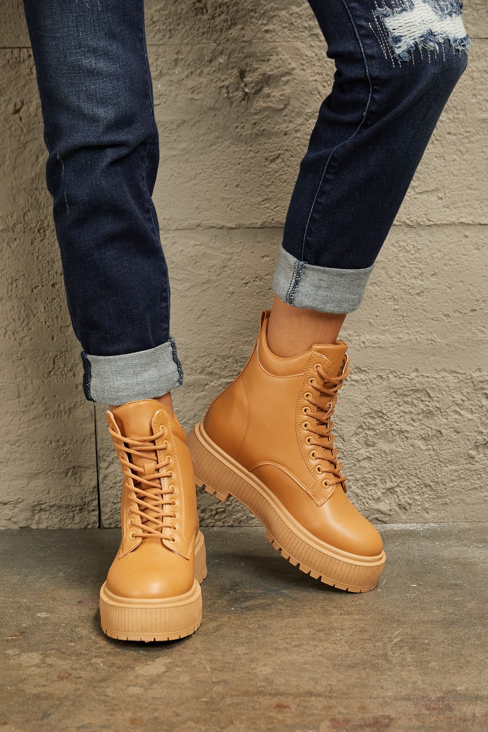 East Lion Corp Platform Combat Boots - FunkyPeacockStore (Store description)