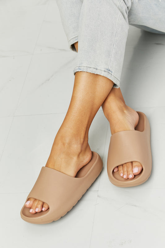 NOOK JOI In My Comfort Zone Slides in Beige - FunkyPeacockStore (Store description)