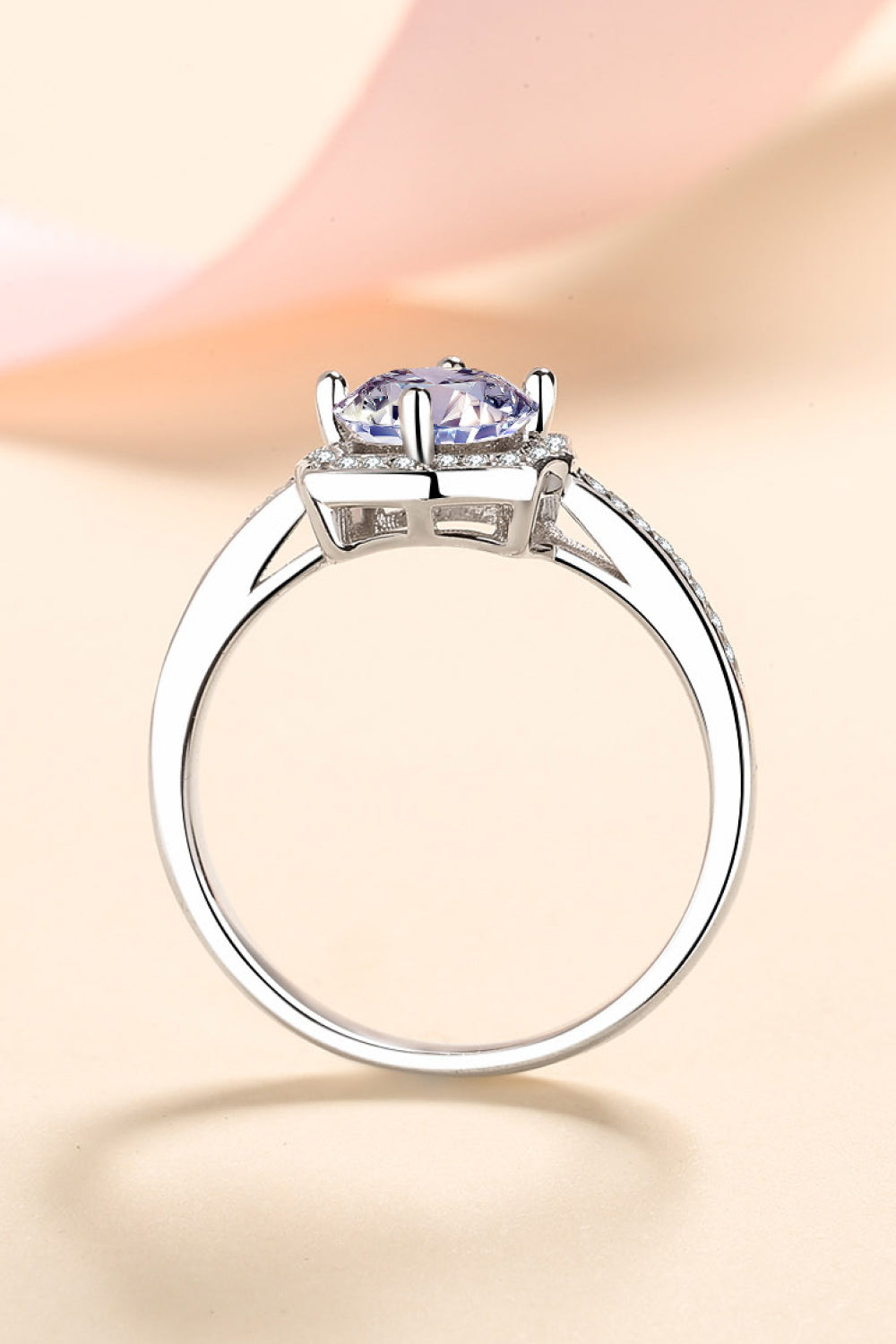 Embrace The Joy 1 Carat Moissanite Ring - FunkyPeacockStore (Store description)