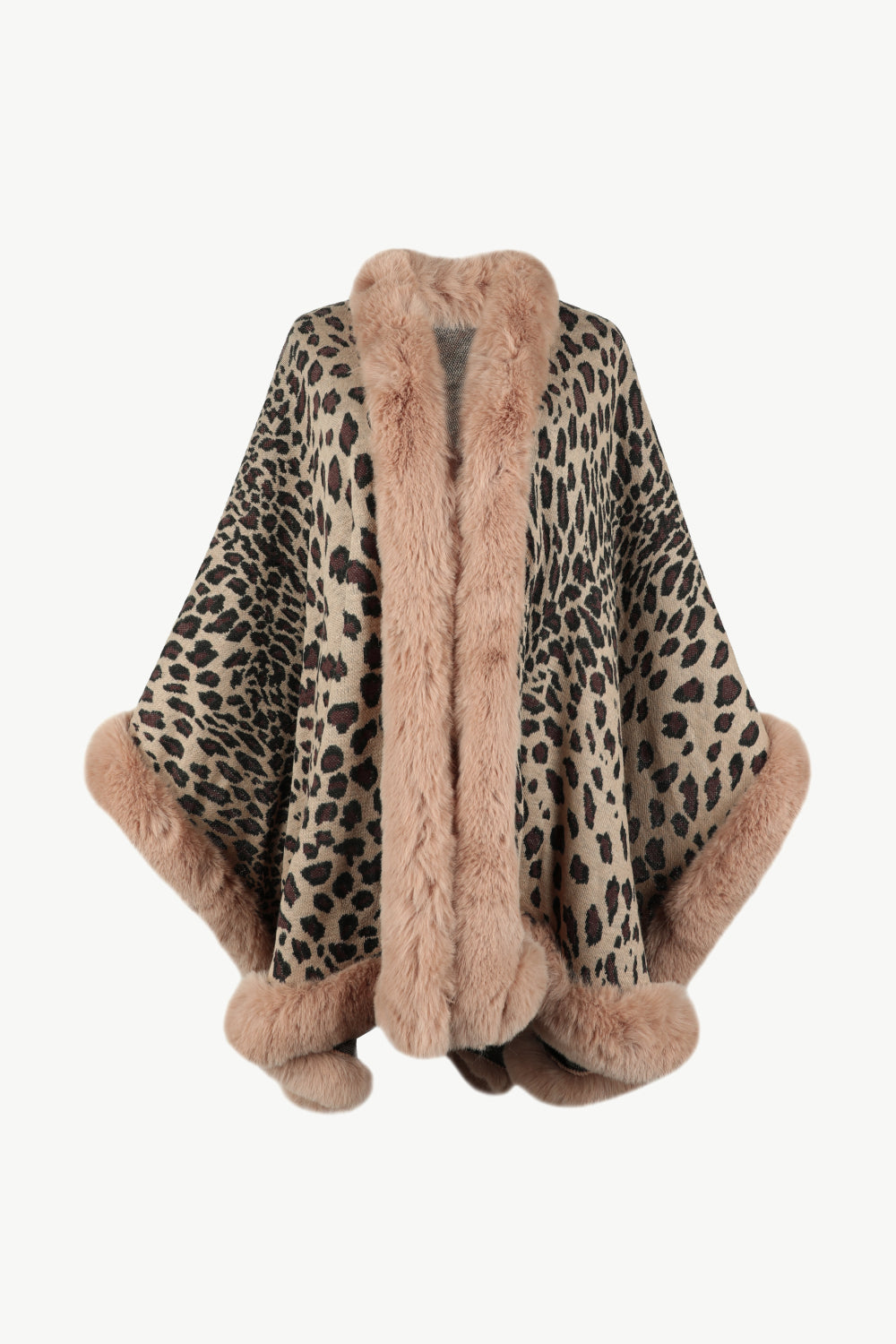 Leopard Open Front Poncho - FunkyPeacockStore (Store description)