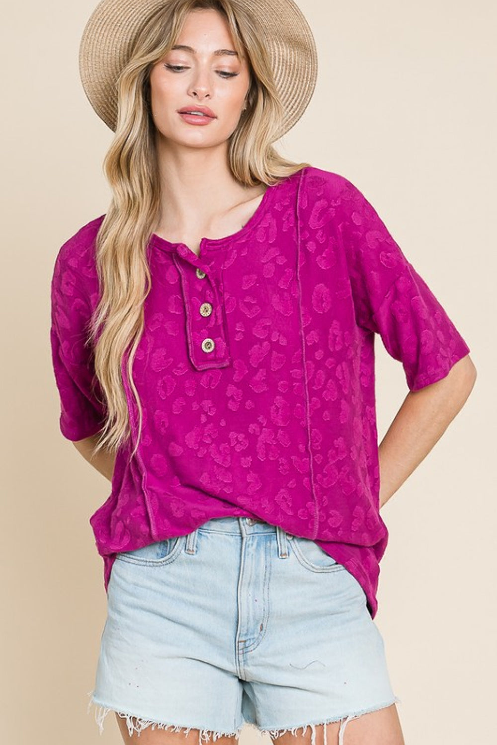 BOMBOM At The Fair Animal Textured Top - FunkyPeacockStore (Store description)