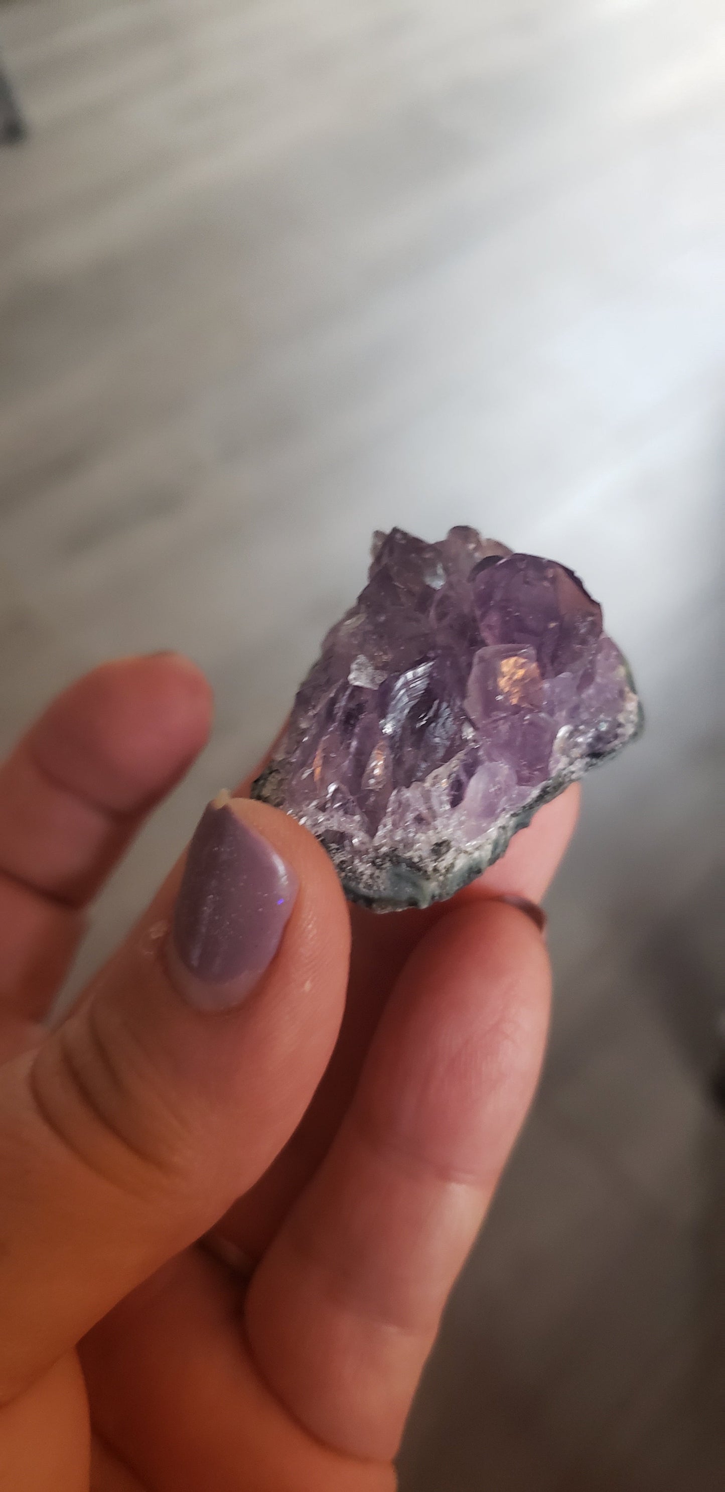 Grade a Amethyst Druzy Crystals - FunkyPeacockStore (Store description)