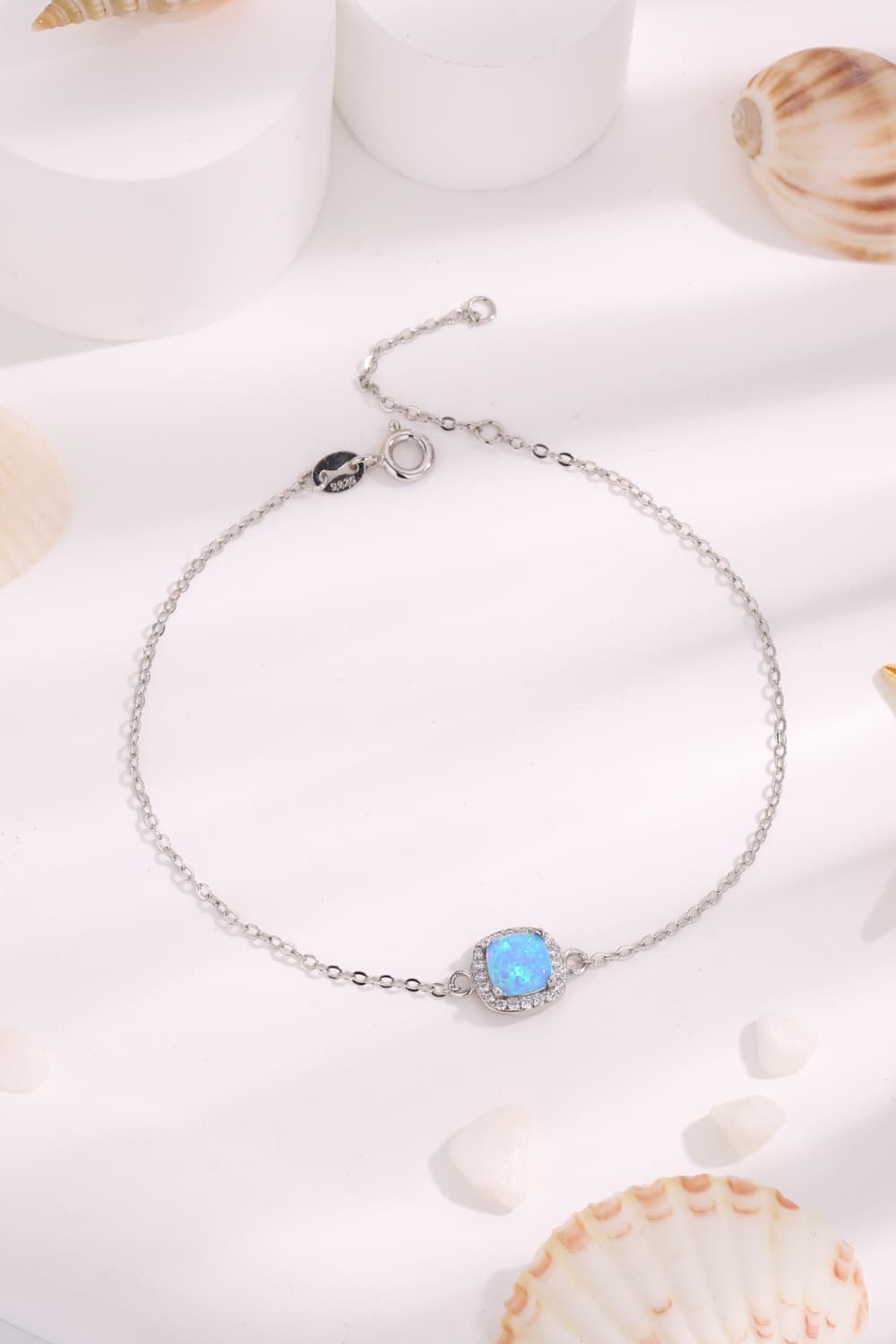 Opal Platinum-Plated Bracelet - FunkyPeacockStore (Store description)