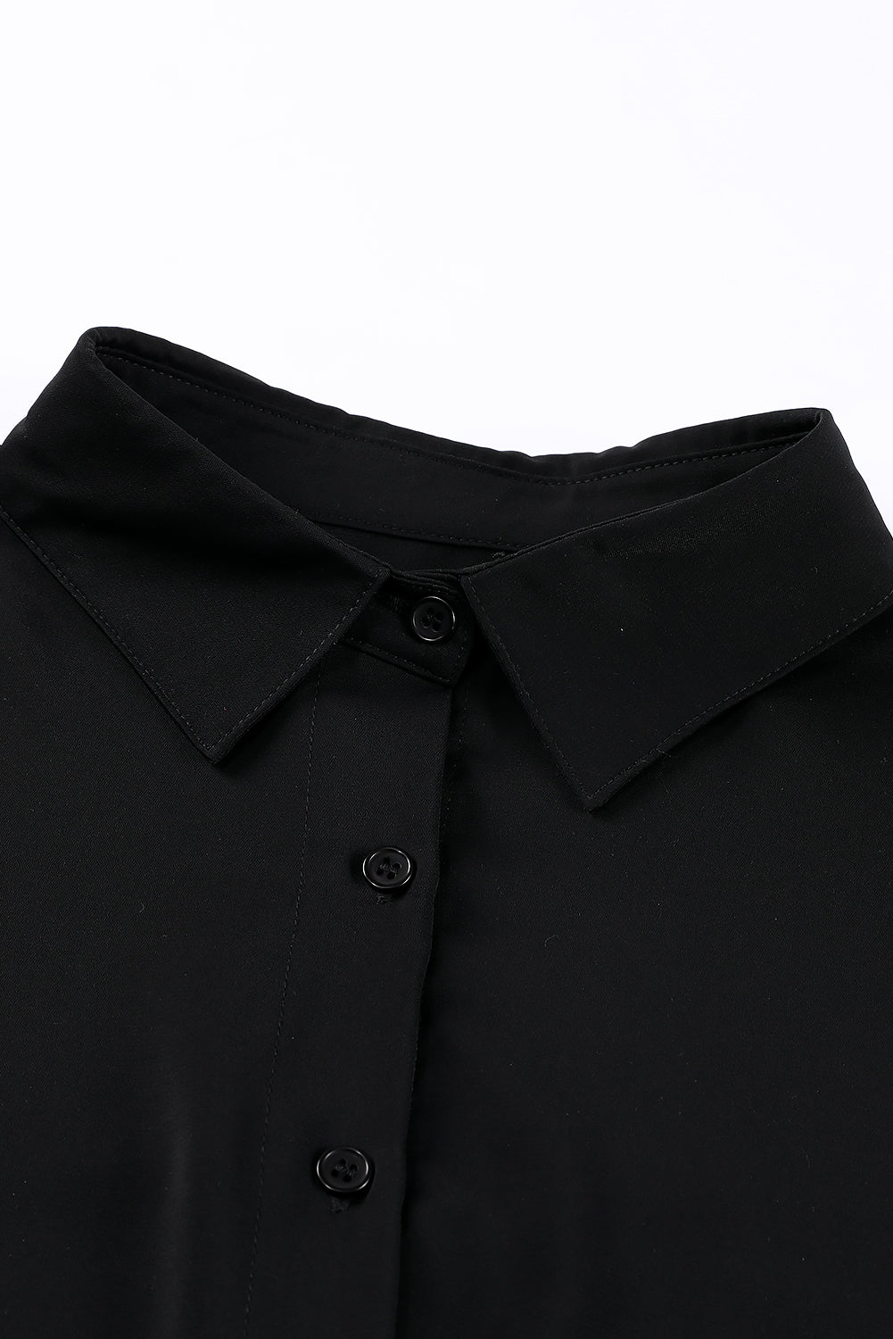 Three-Quarter Sleeve Slit Shirt - FunkyPeacockStore (Store description)