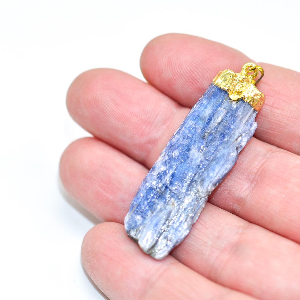 Blue Kyanite Pendant - FunkyPeacockStore (Store description)